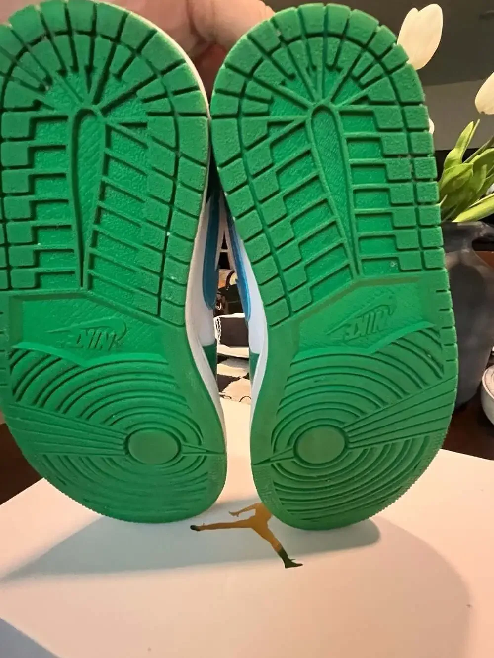 Air Jordan 1 Low WMNS Lucky Green Aquatone DC0774-304